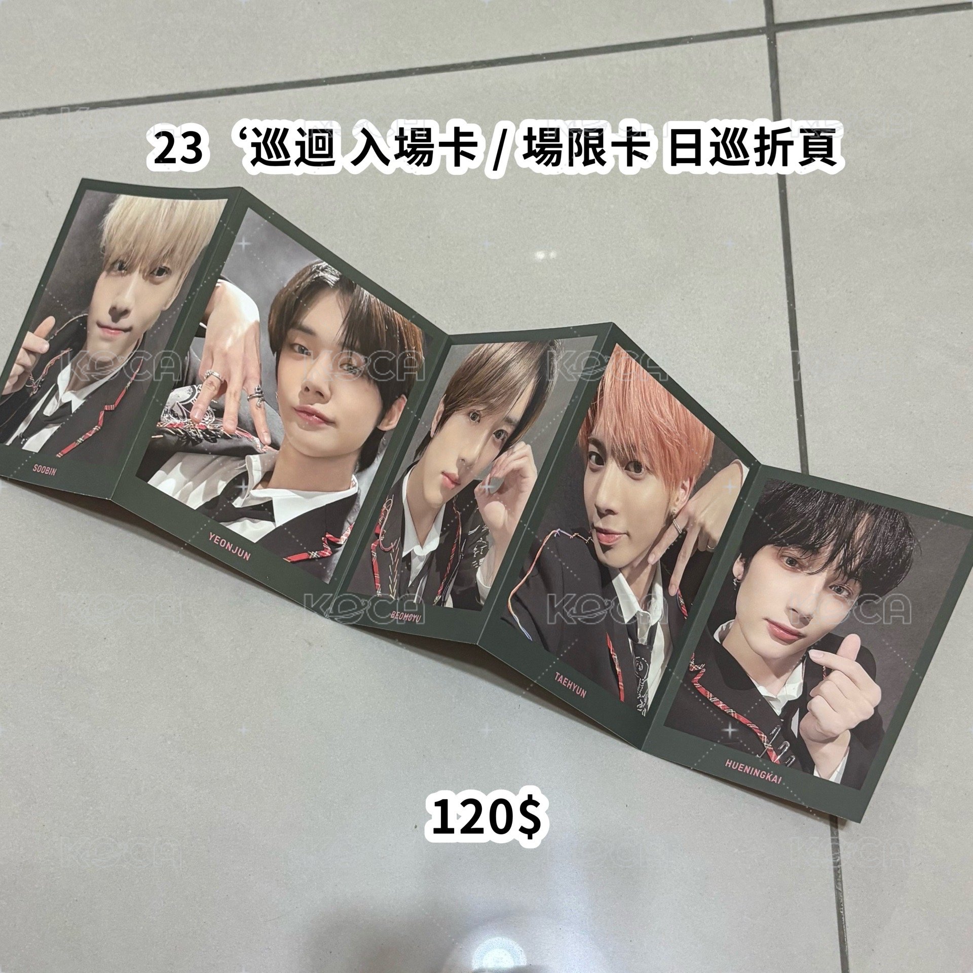 23‘巡迴 入場卡 / 場限卡 日巡折頁