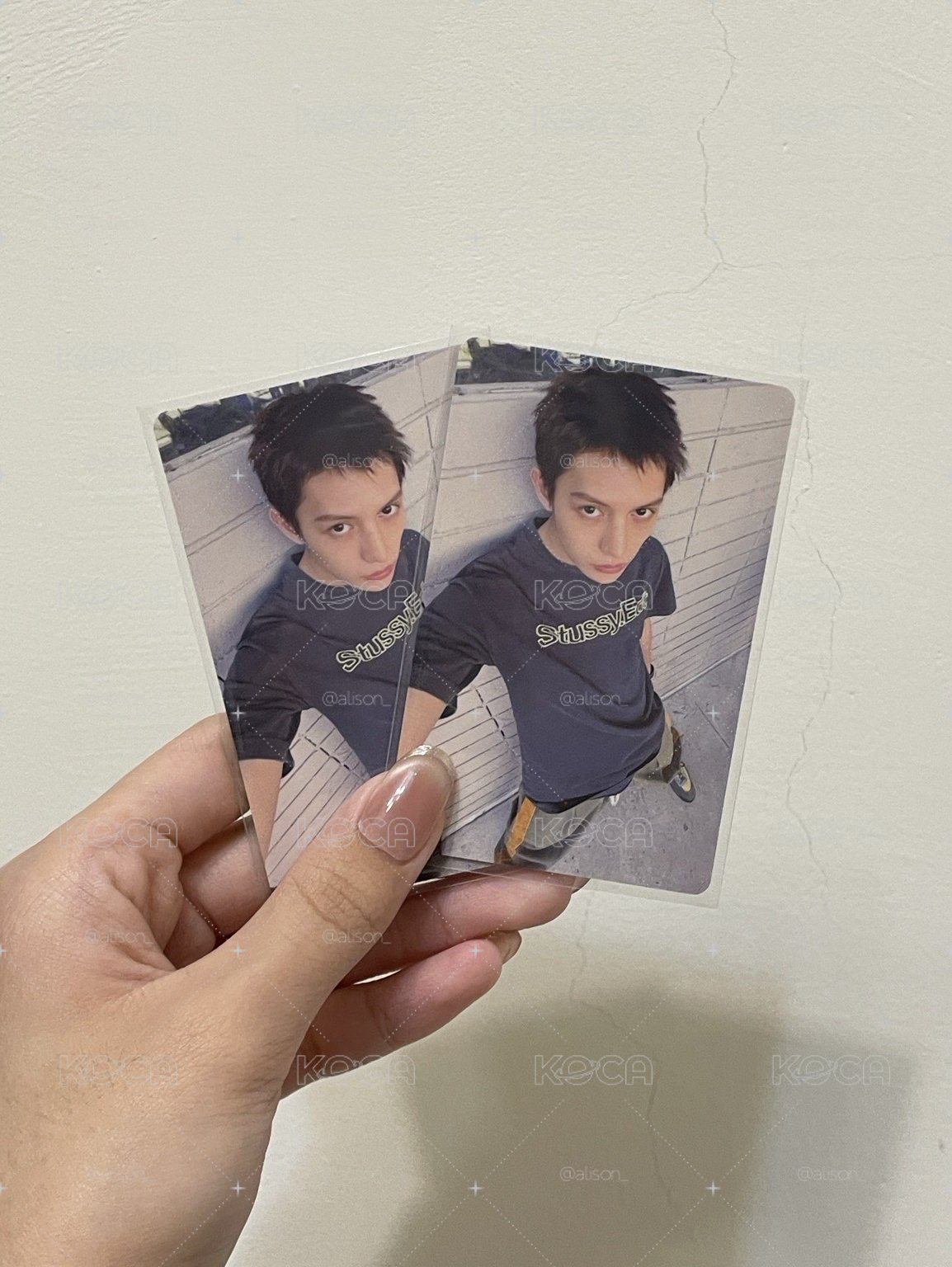 一週年快樂🎉 迷二 yzy 預售特典卡 中背 凡咪