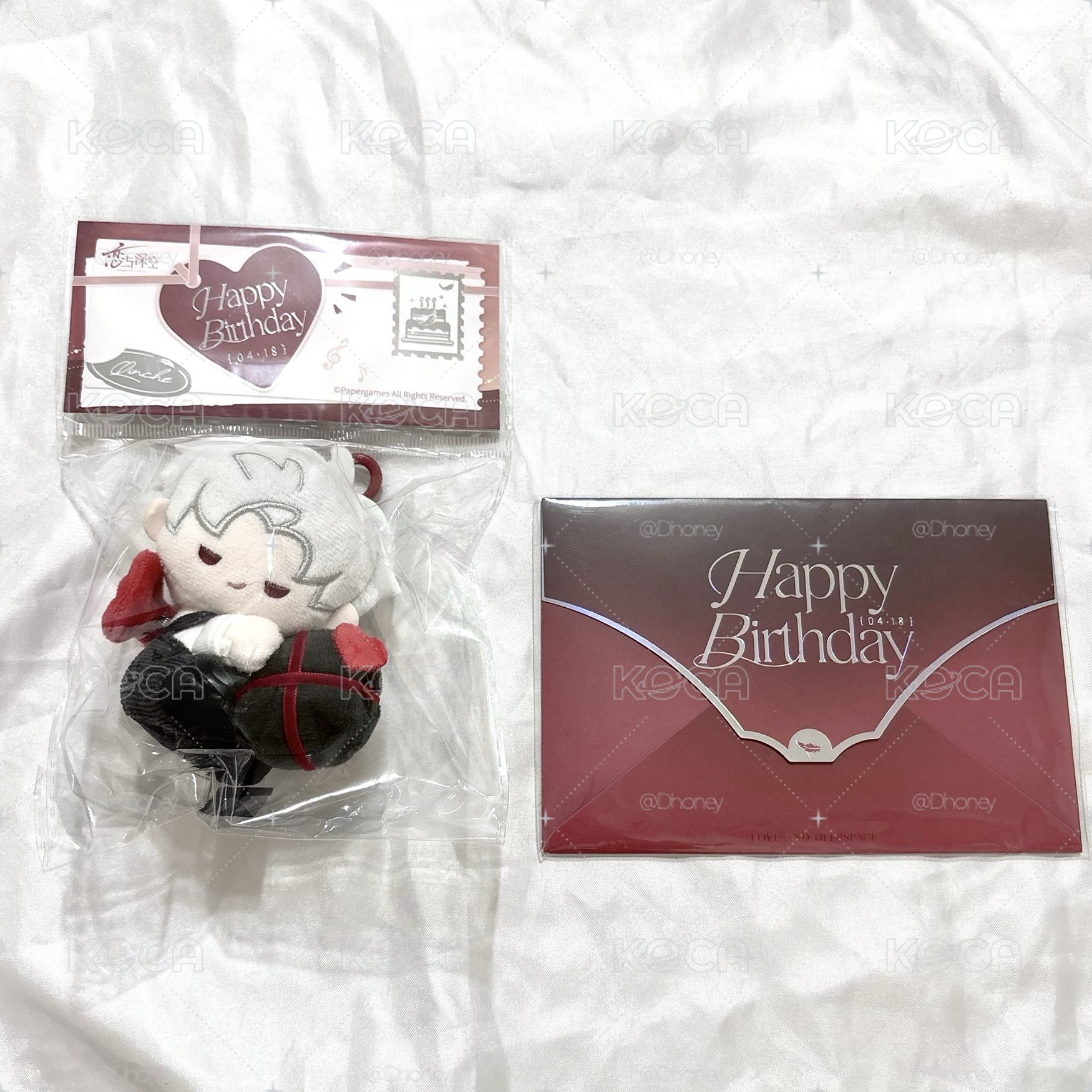 現貨 全新未拆 秦徹生日娃+信（需至「標籤☘️綁物」自選綁$300）