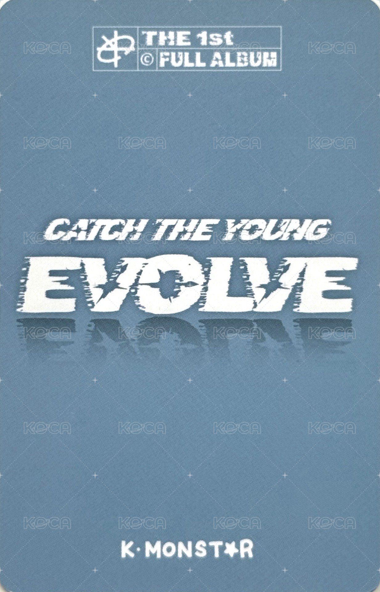 EVOLVE km 台北 拍立得合照 簽售卡  背面