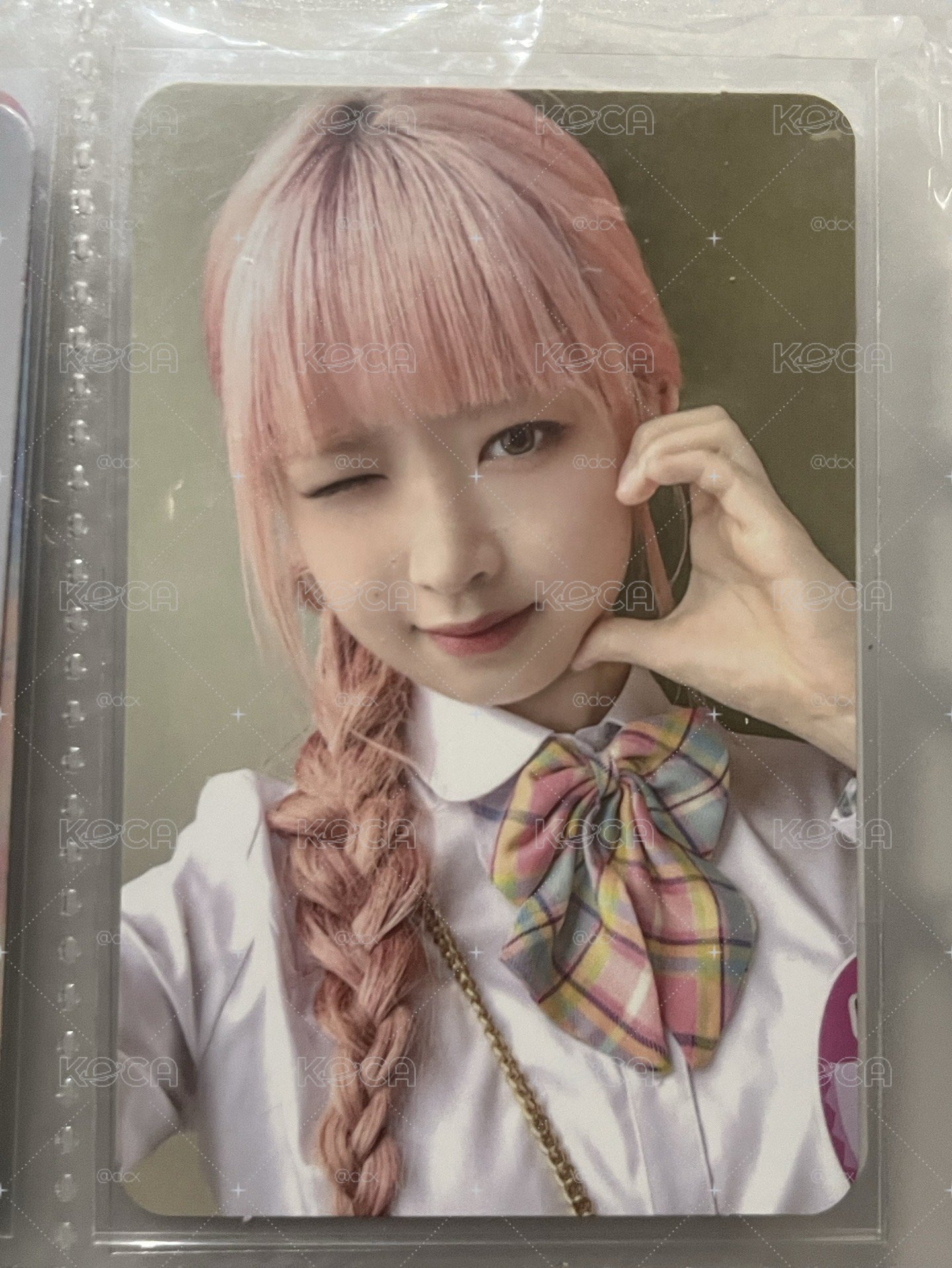 IVE 直井怜 Rei I've IVE sw 2.0 粉髮麻花辮校花怜