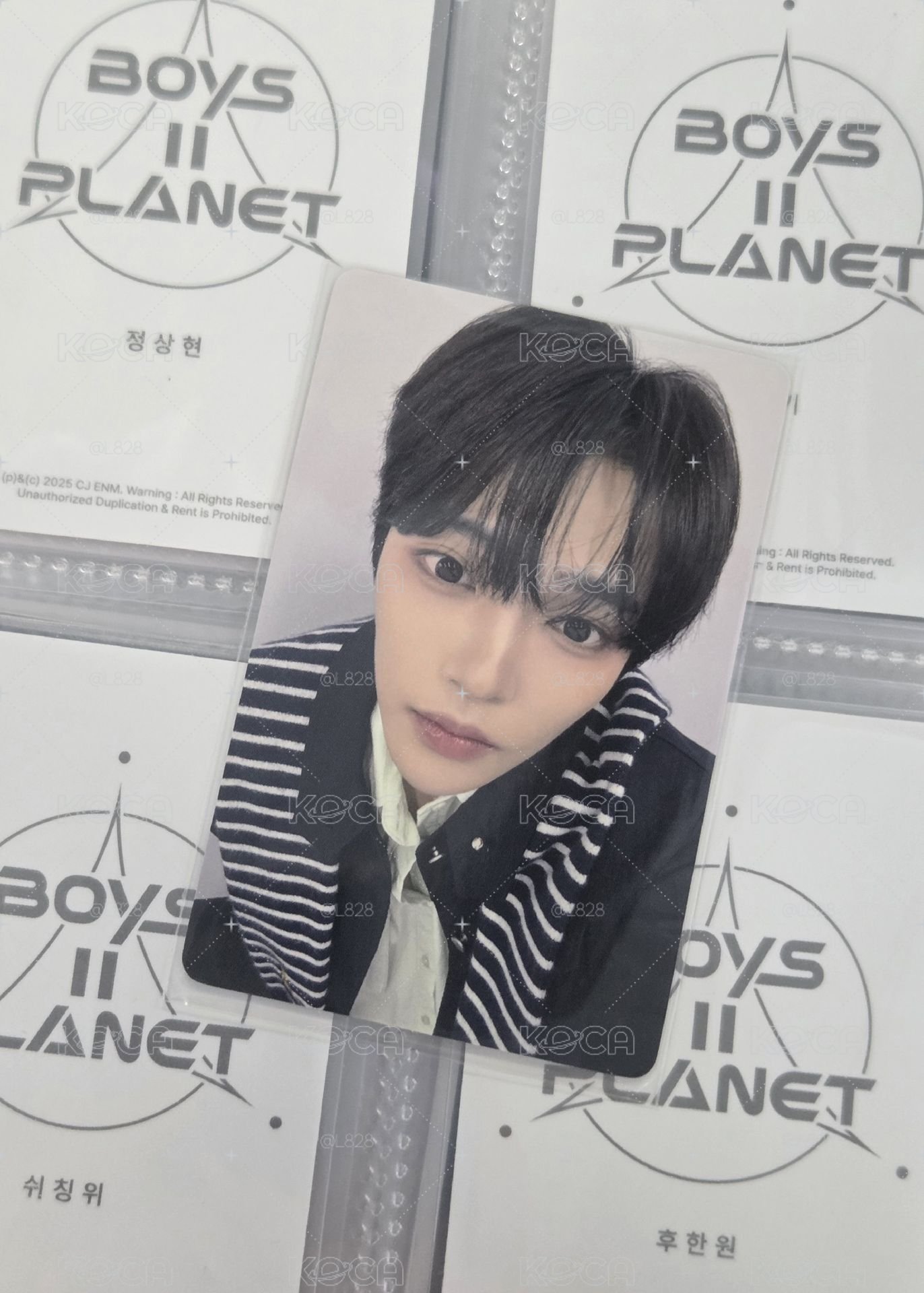 BOYS ll PLANET 아카이브展覧 AFTER;JOURNEY in 首爾 第三周 #3 周邊卡 