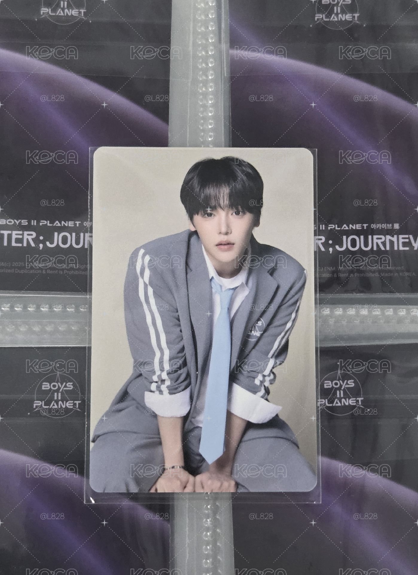 BOYS ll PLANET 아카이브展覧 AFTER;JOURNEY in 首爾 第一周 #1 周邊卡 