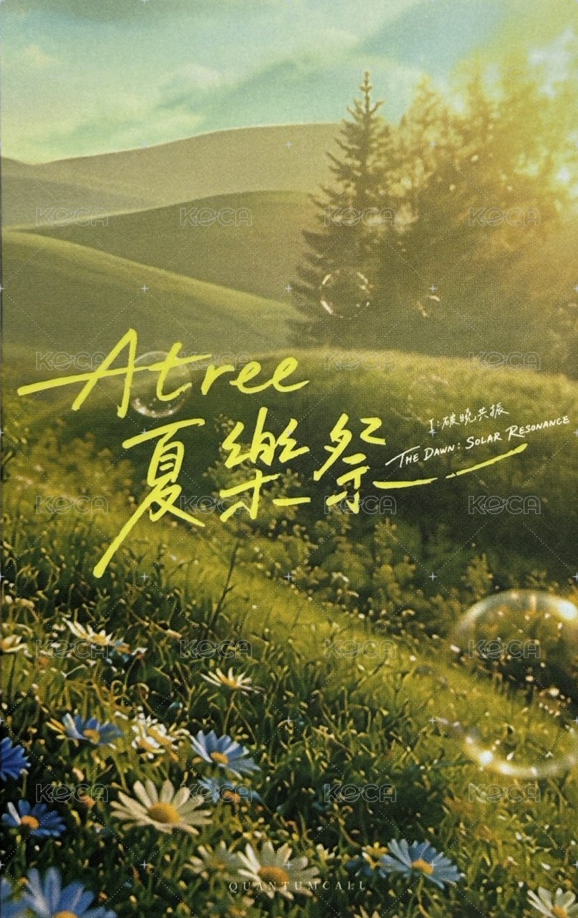 Atree夏樂祭 限定周邊   周邊卡  背面