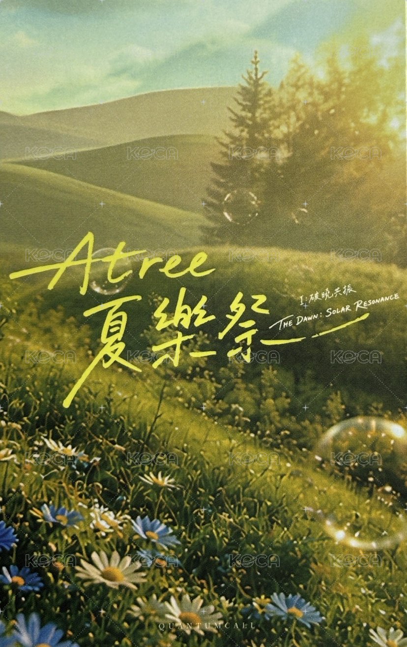 Atree夏樂祭 限定周邊 周邊卡 團卡 背面