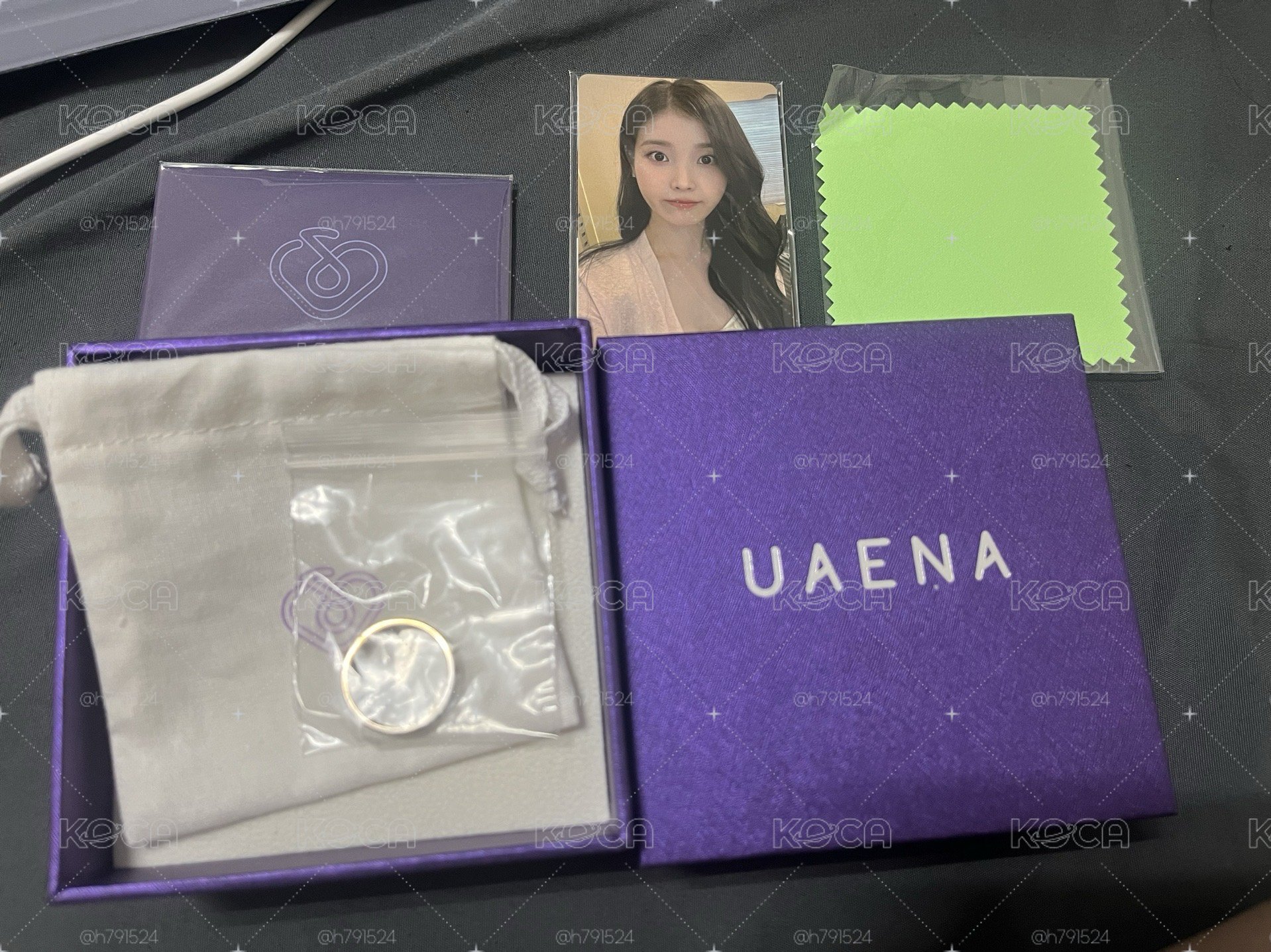 IU 李知恩 音波戒指整組