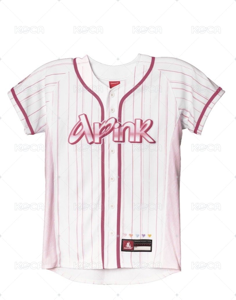Apink 球衣2L 現貨+ 高雄入場卡一套+球衣附「味全龍球衣紀念球」（圖二、三）