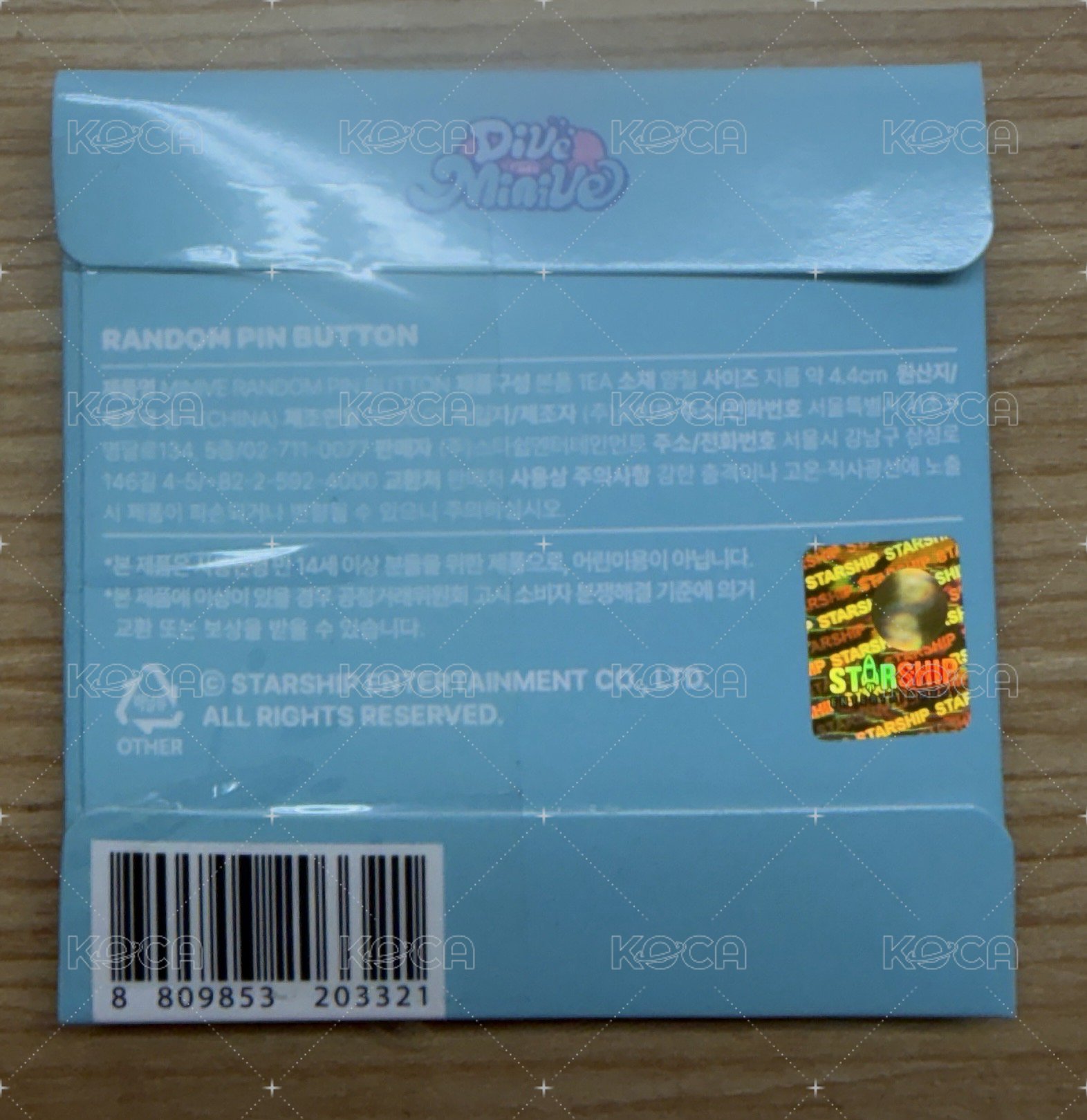 DIVE into MINIVE 隨機徽章 