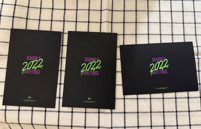 BTS 2022年曆 預購禮明信片