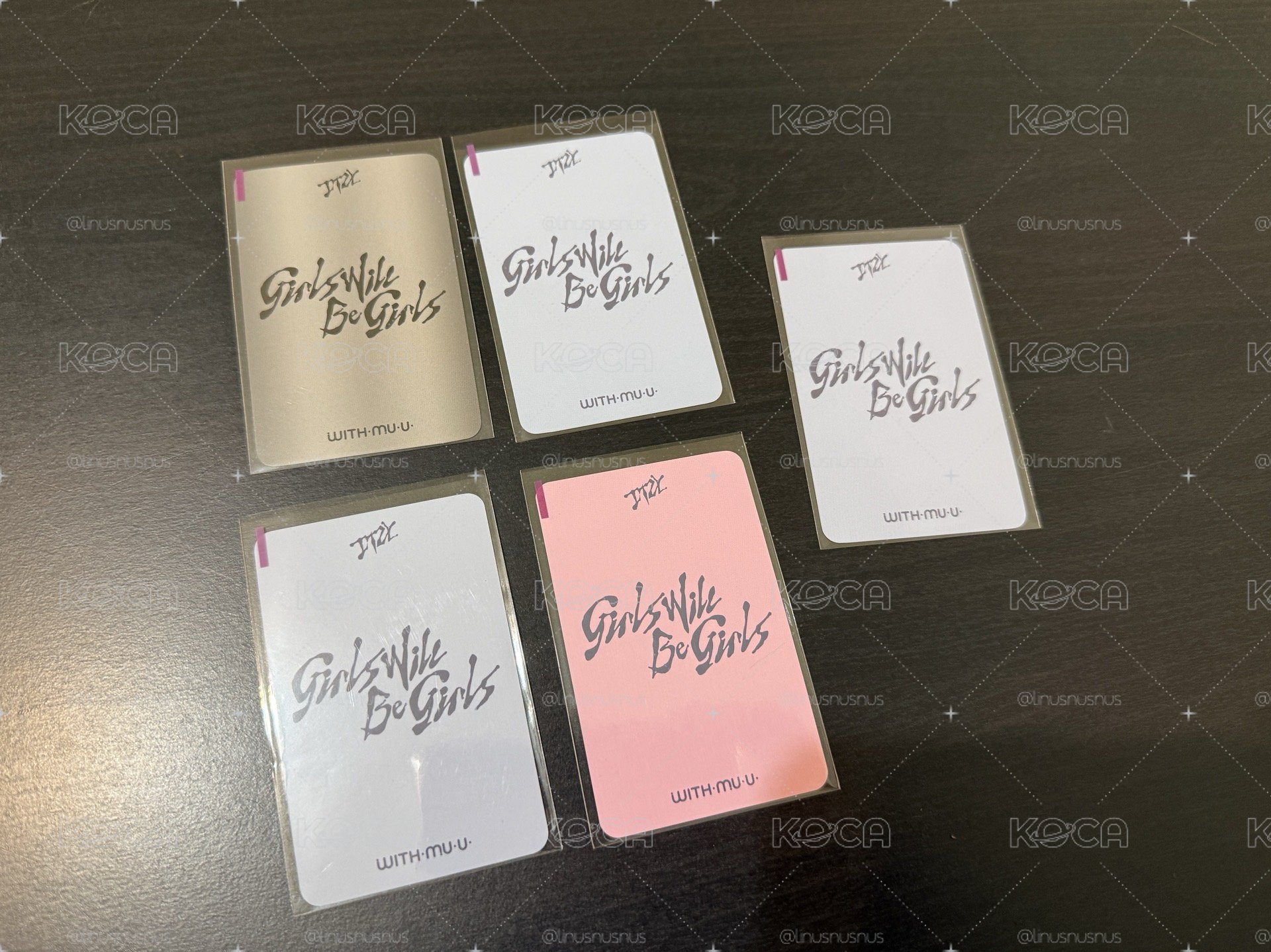 ITZY GWBG 迷十 wm 預售 特典卡 wm 1.0 線上 線下 簽售卡