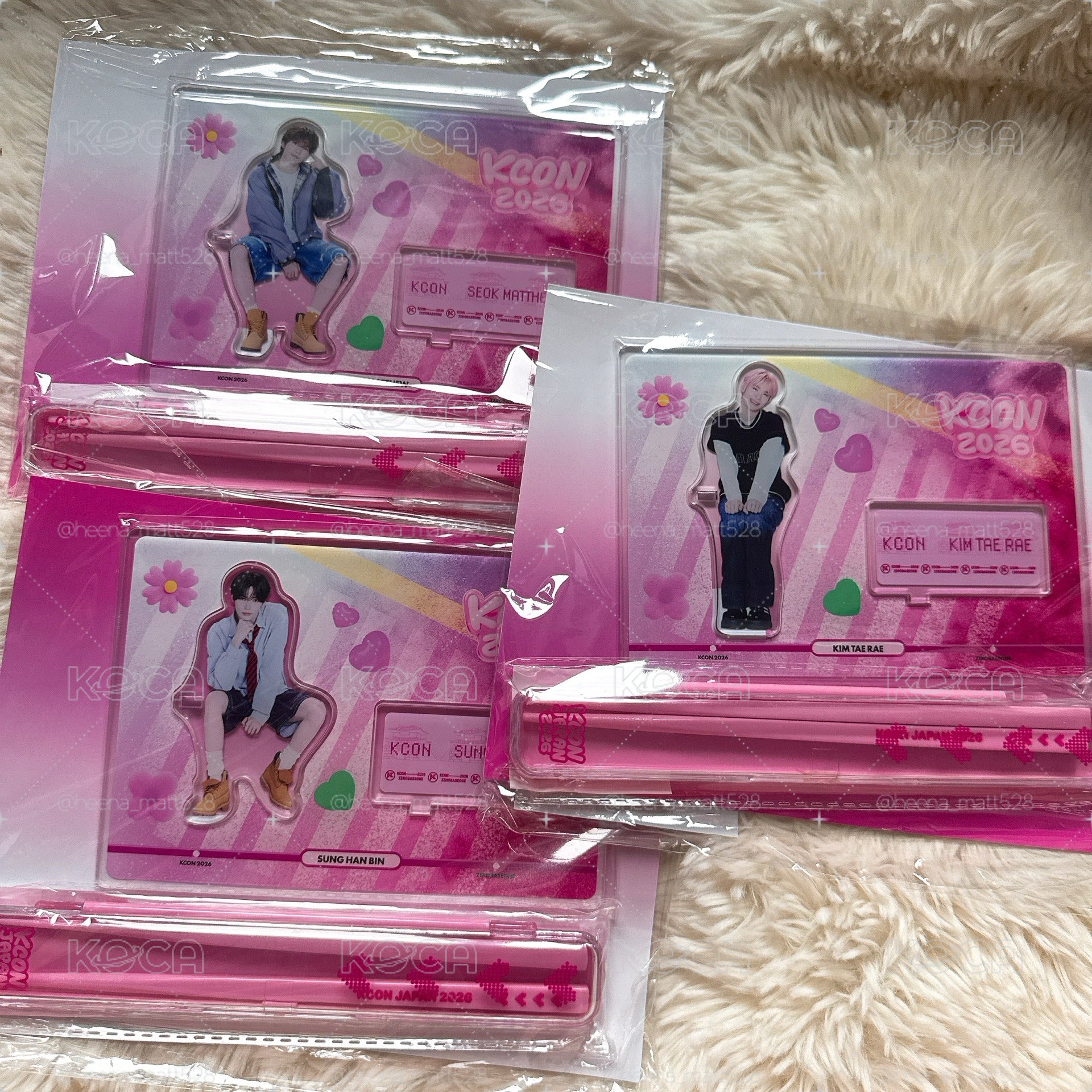 ZB1 KCON JAPAN 立牌+筷子組
