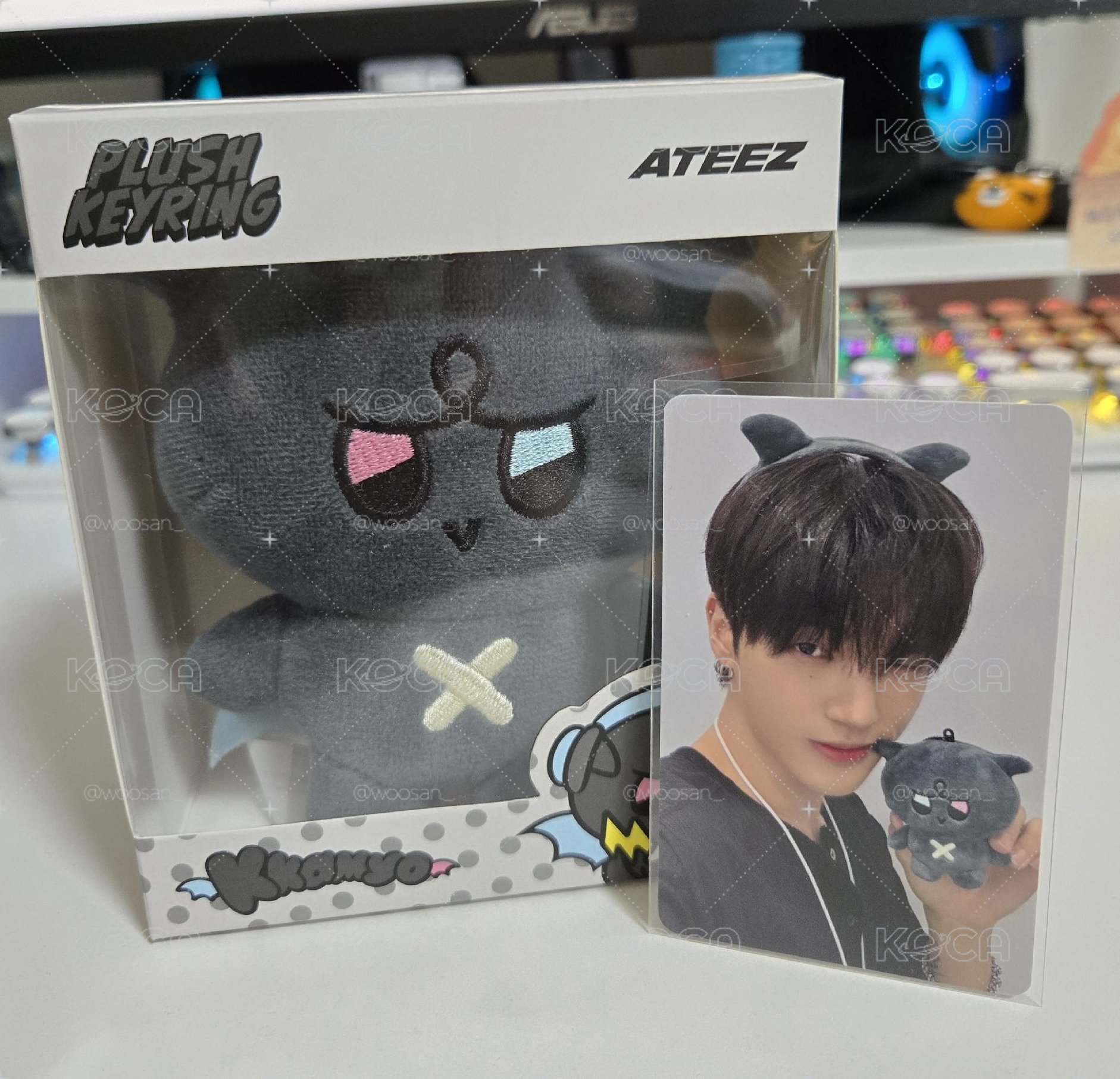 ATEEZ MIGHTEEZ 友榮 吊飾娃(含卡)