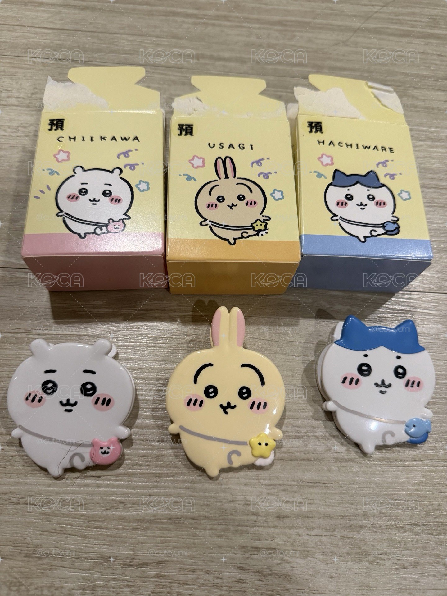 全家吉伊卡哇磁鐵組