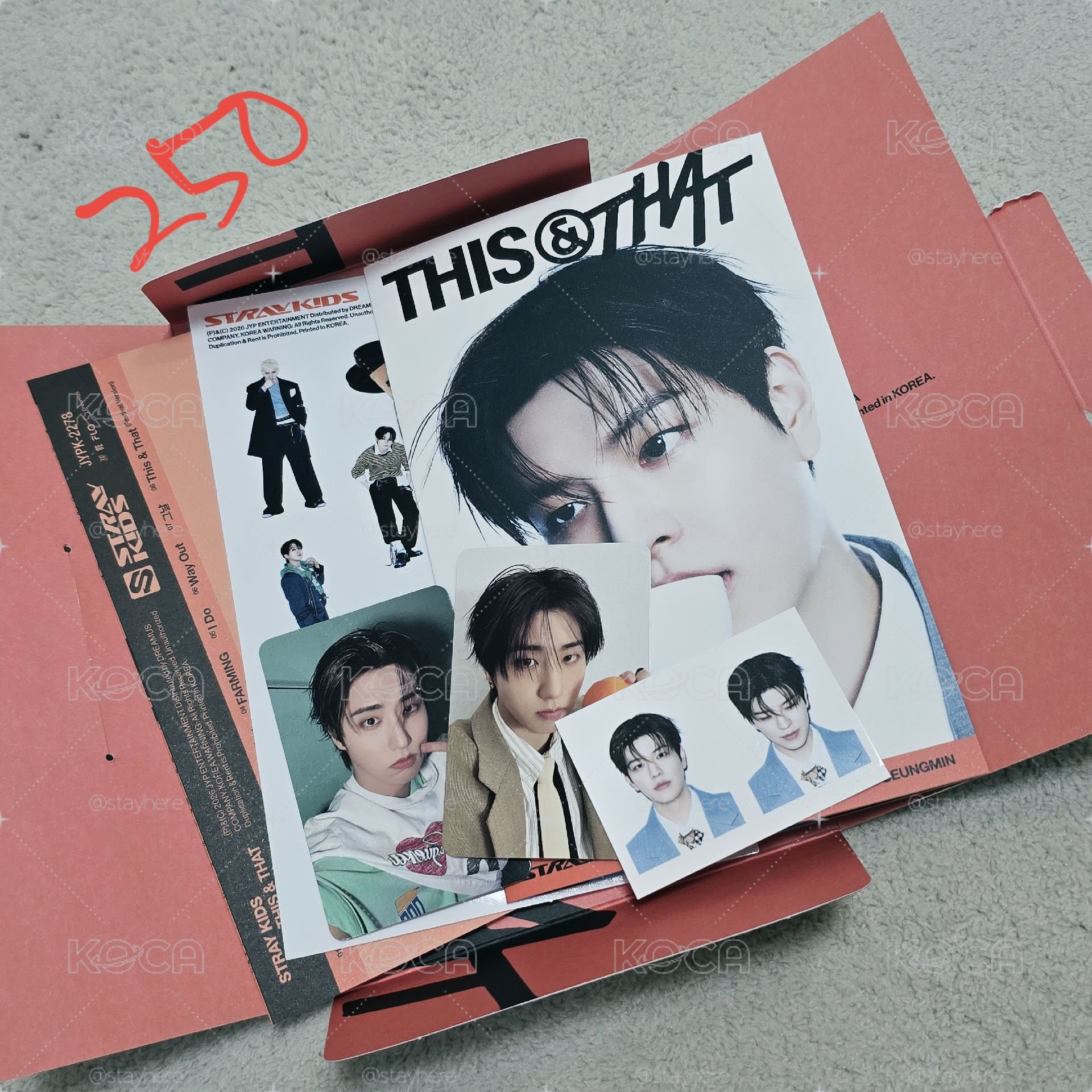 Stray Kids THIS & THAT 單封 韓 昇玟