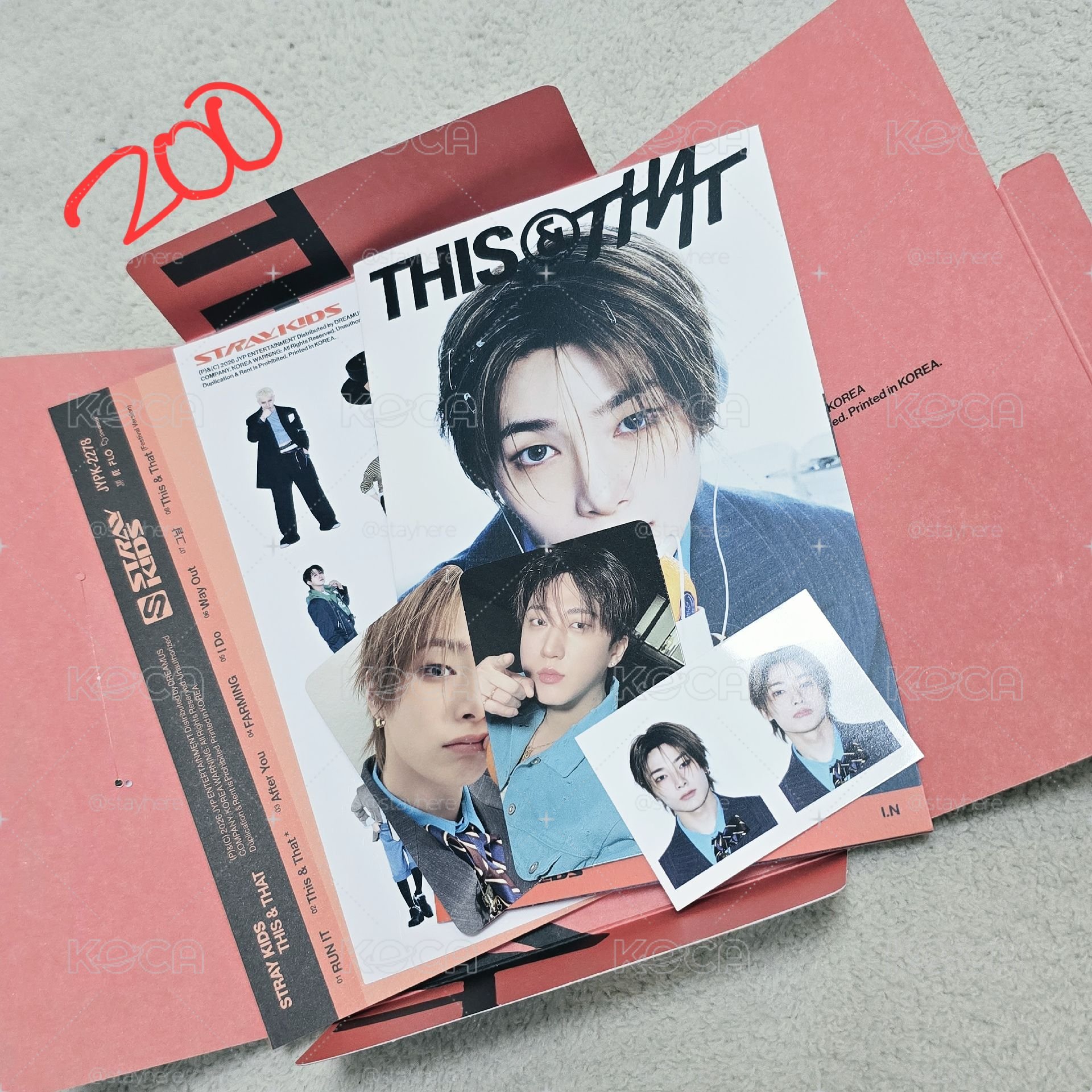 Stray Kids THIS & THAT 單封 IN 彰彬