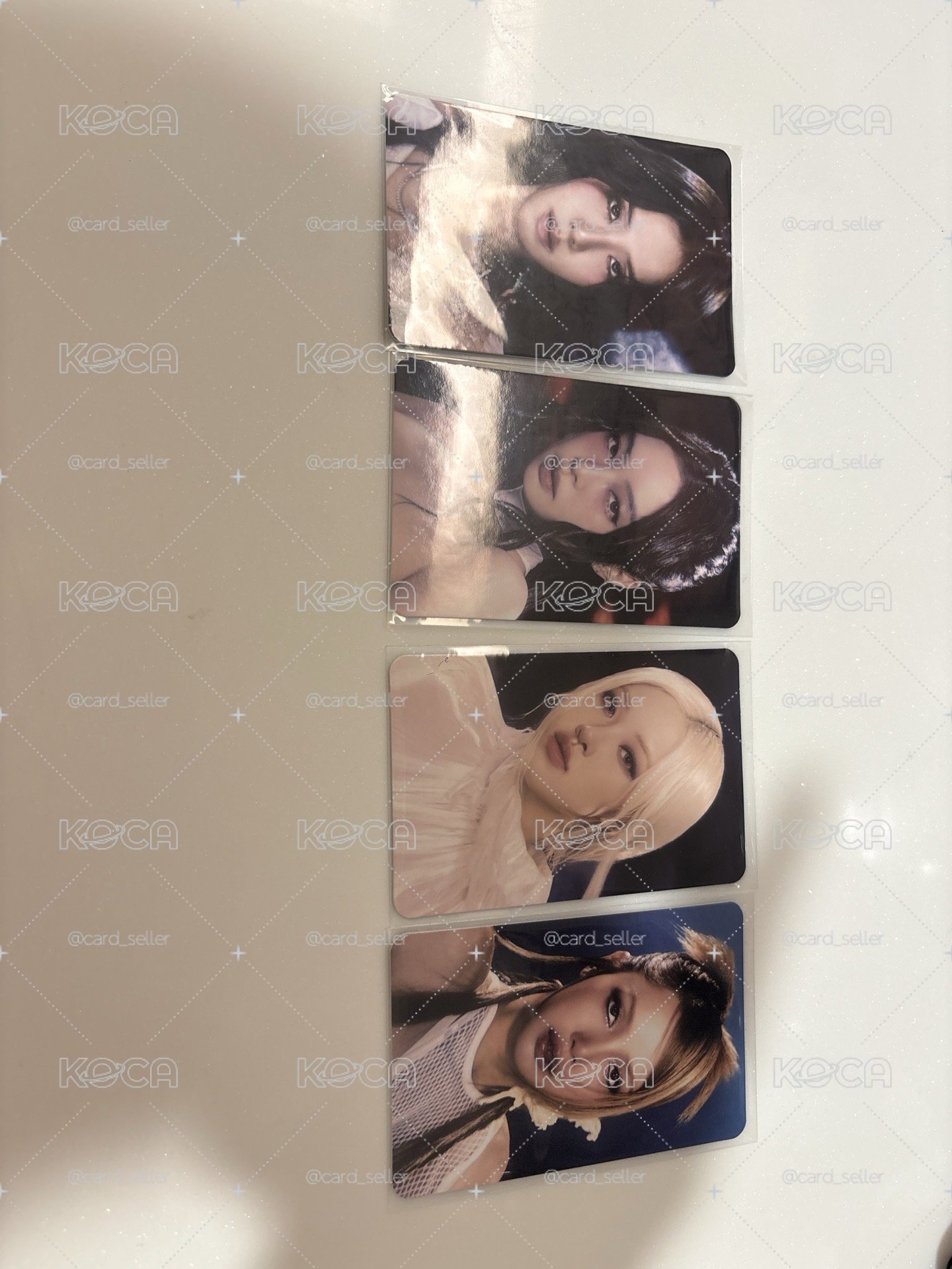 blackpink 星光卡四張
