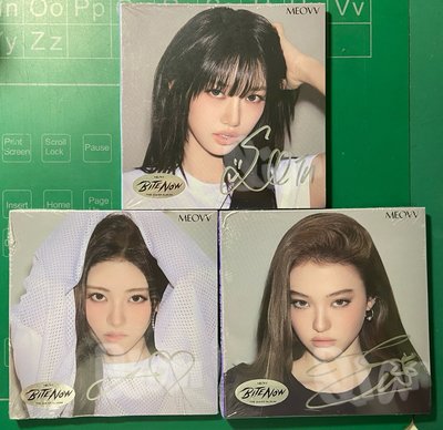 MEOVV 未拆親簽單封