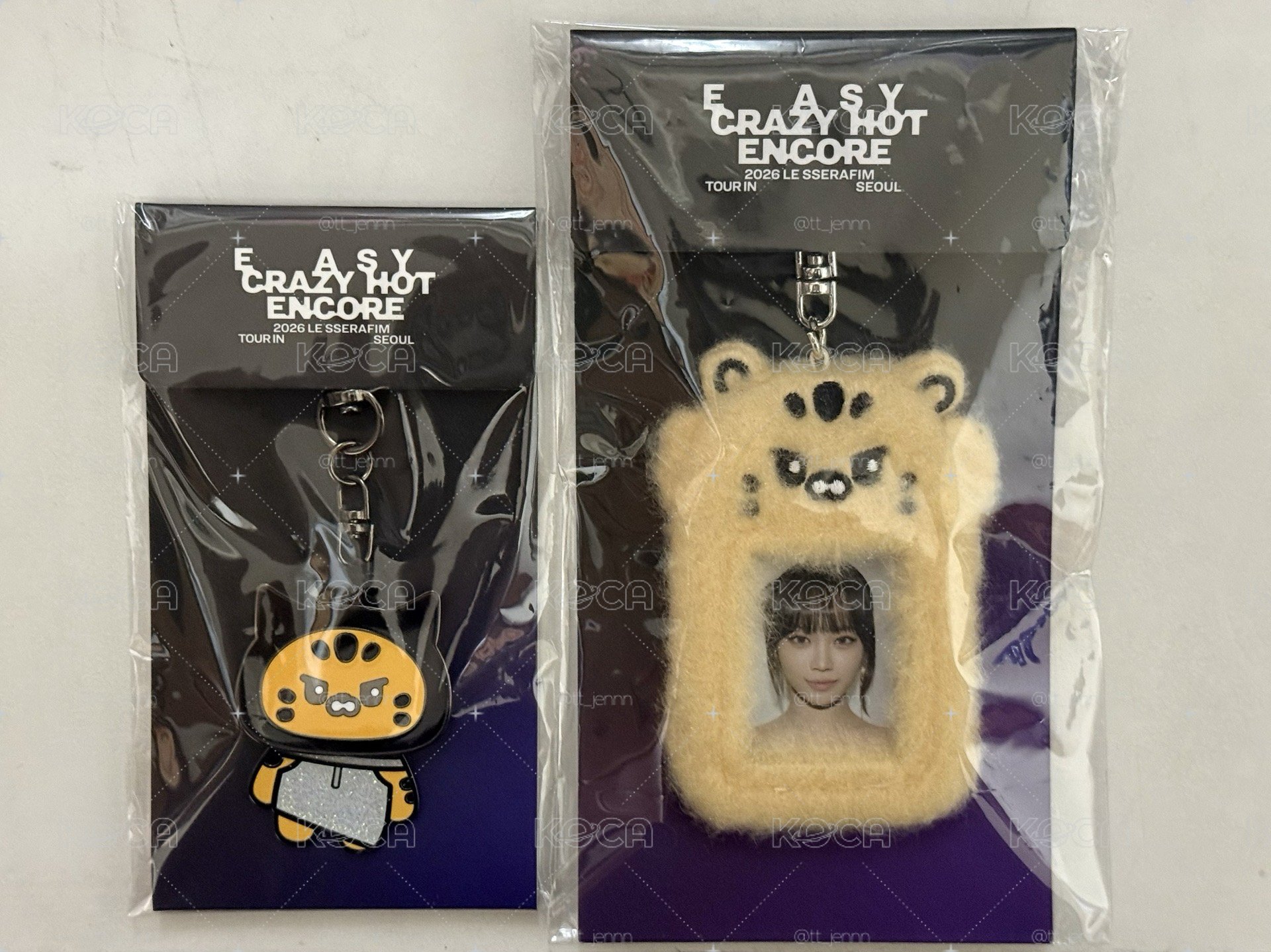 25‘巡迴首爾安可 金屬鑰匙圈吊飾&毛絨證件小卡套