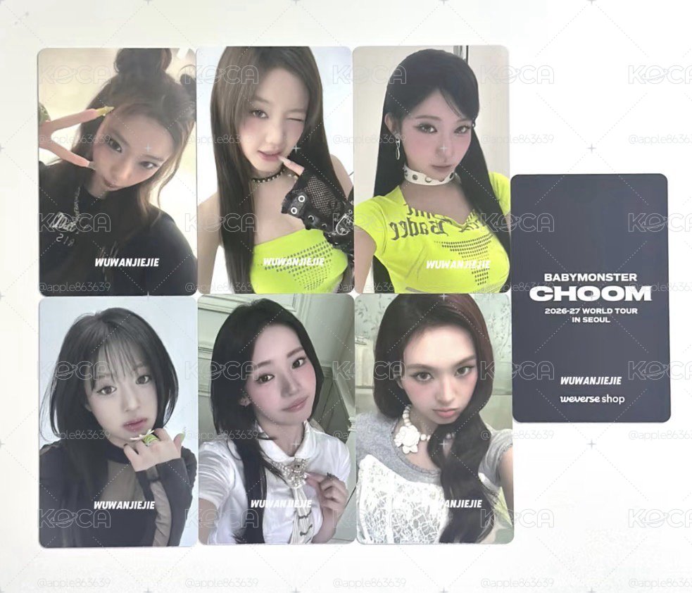 CHOOM 首爾世巡B版展位整套未拆