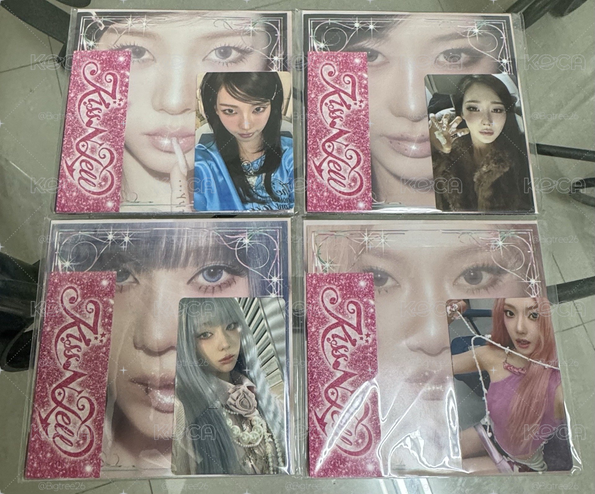(現貨) 4人一套 + 全新未拆專 kiss n tell