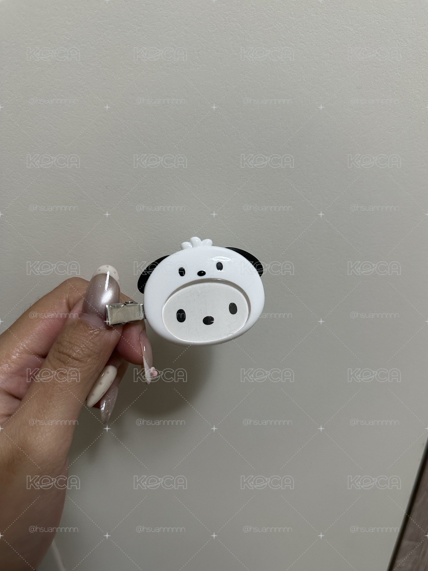 三麗鷗換臉髮夾 帕恰狗款