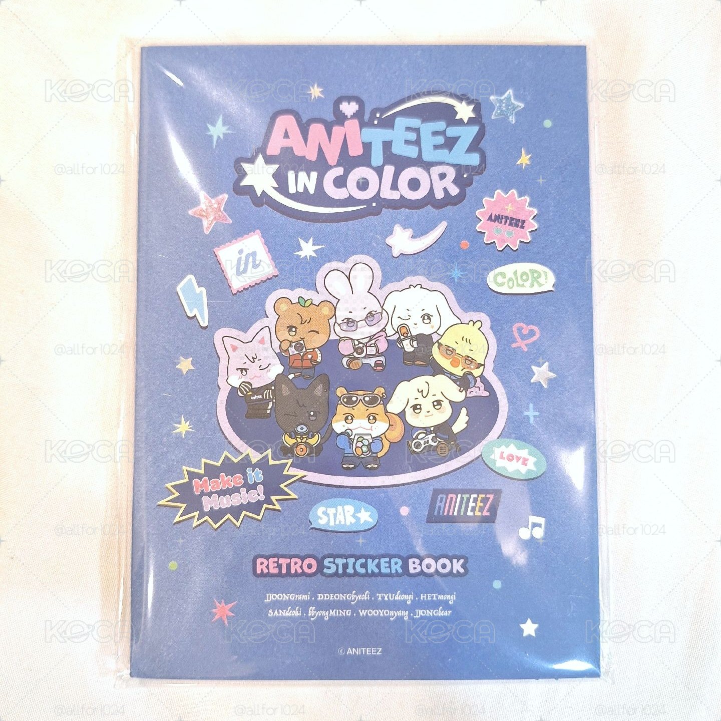 ATEEZ｜ANITEEZ IN COLOR 貼紙本