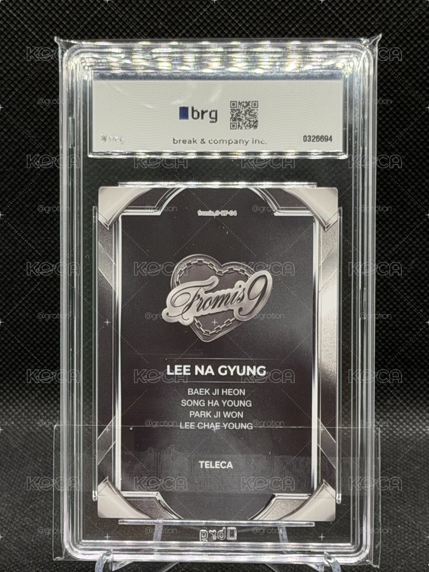 fromis_9 李娜炅 - TELECA LT-04 Limited Black BRG AUTH
