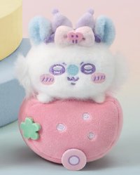名創 三麗鷗聯名 吊娃 草莓車小桃