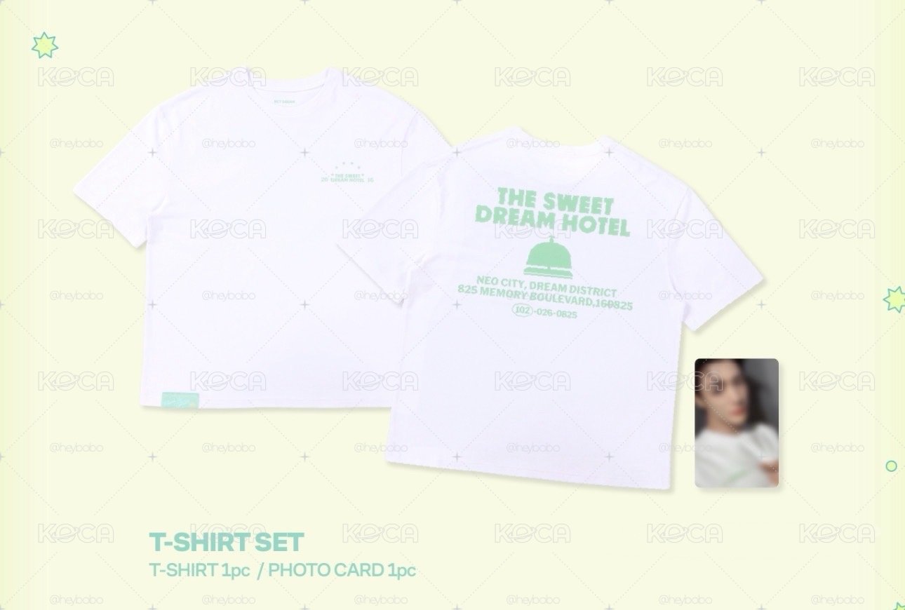 NCT DREAM 10週年FM T-shirt組（含卡）