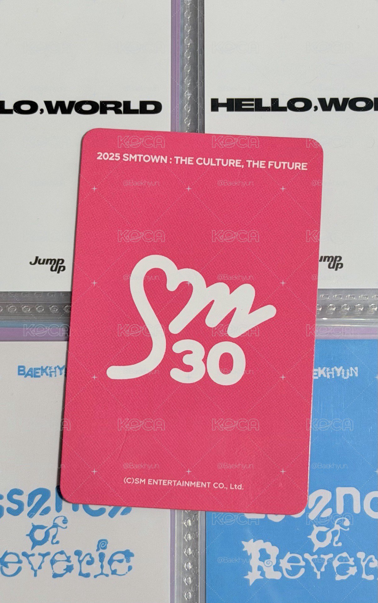 藝聲 sm30週年 am特典卡