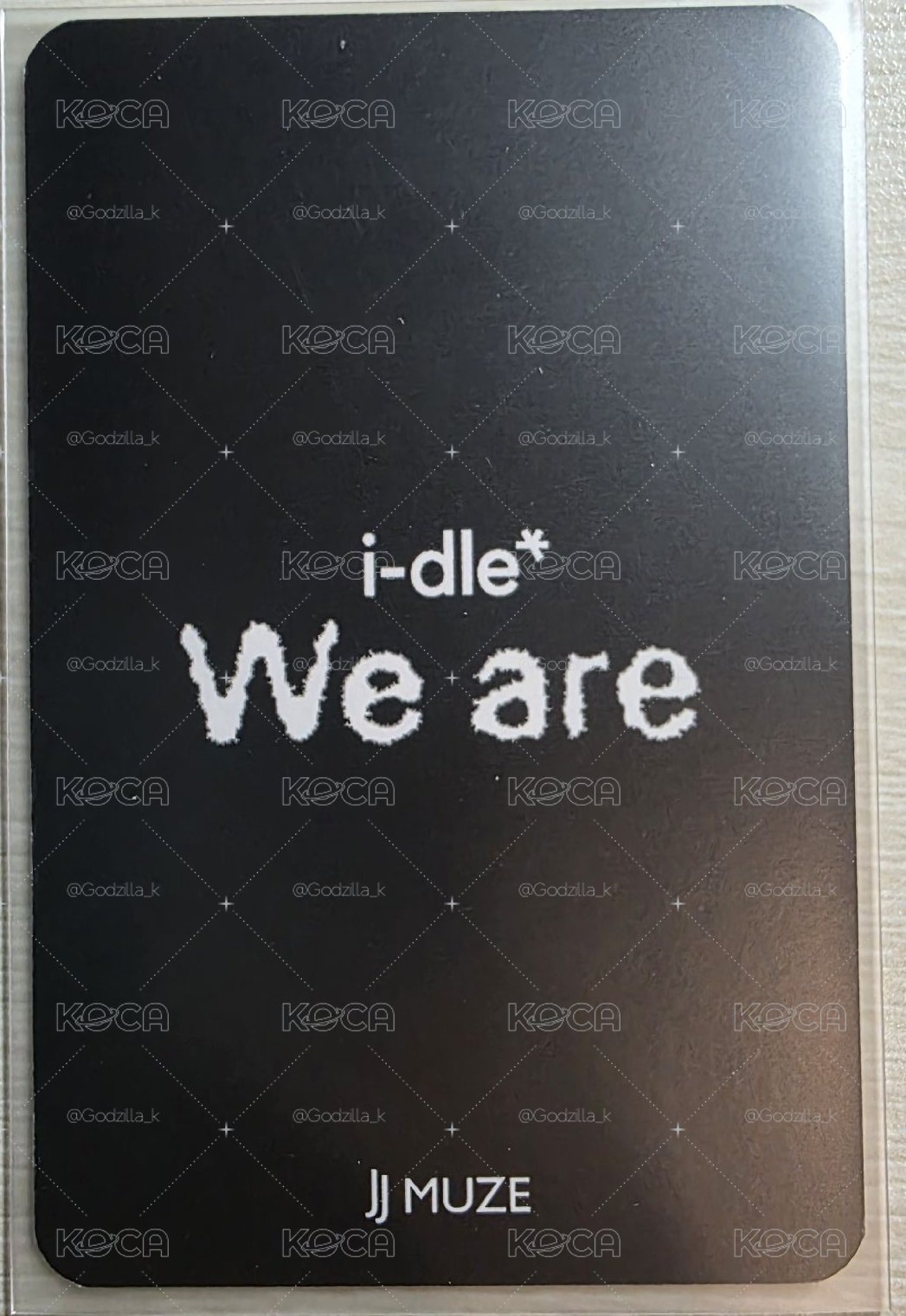 We are jjmuze 1.0 簽售卡 jjm 1.0簽售 刷