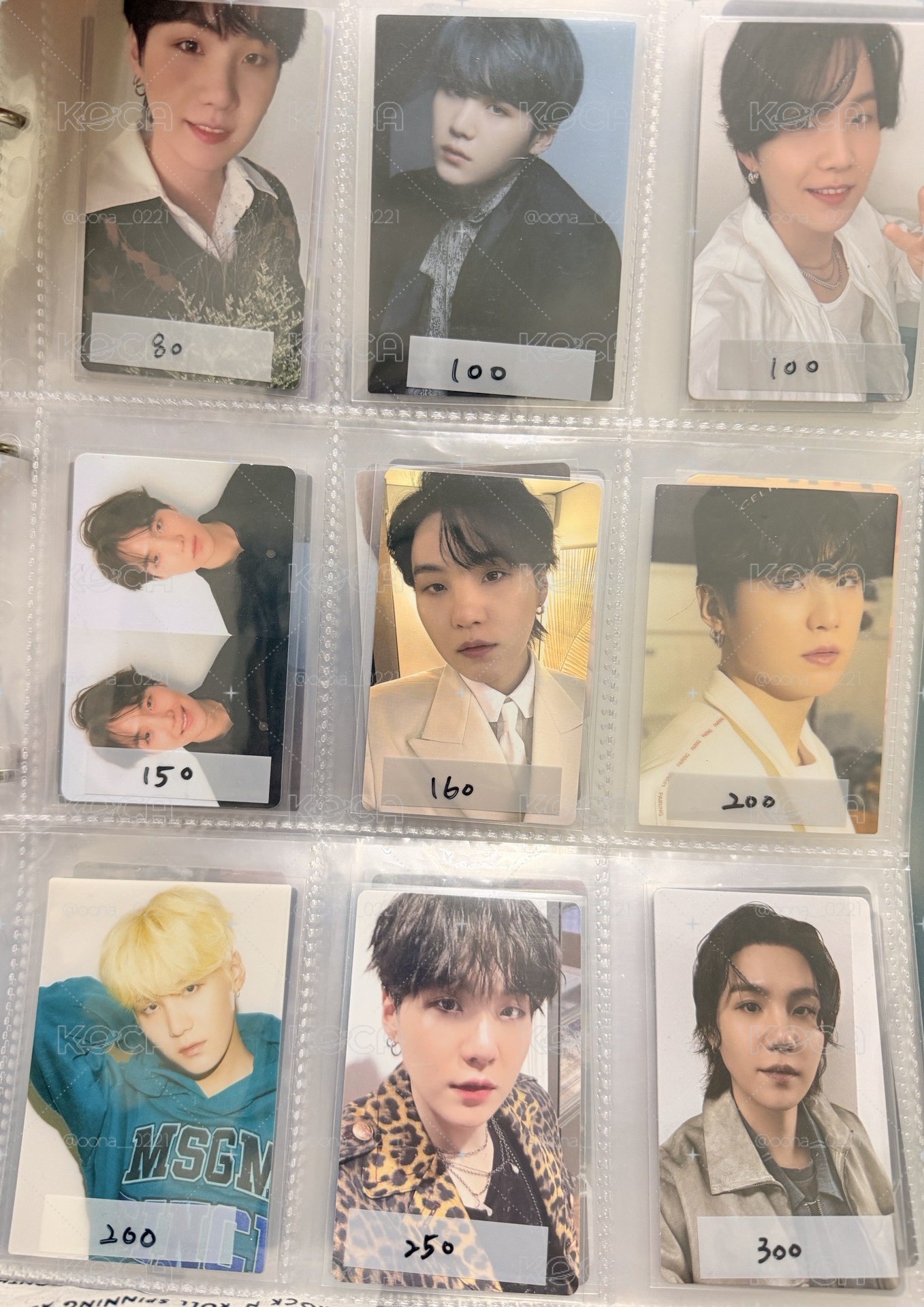 SUGA 幸運卡 專卡 場限 回憶錄