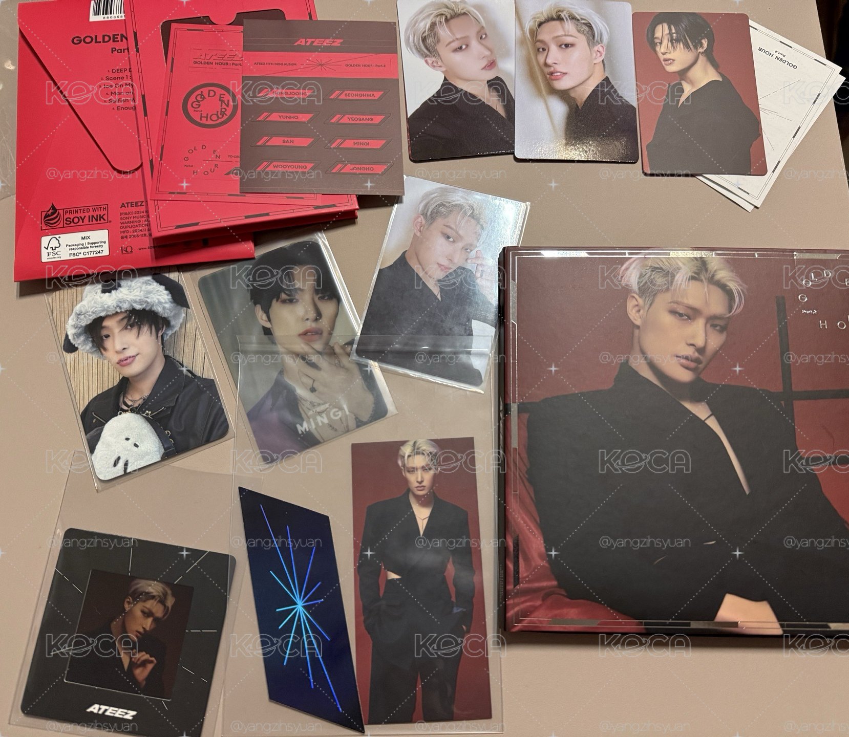 ATEEZ 小盤 史努比旼琦