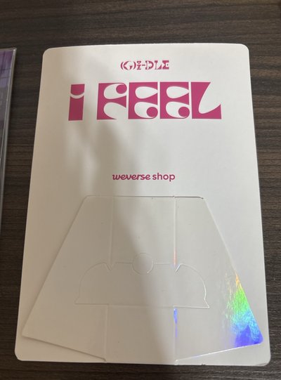 idle稀有I feel wvs 特典卡 大卡 立牌卡 刷
