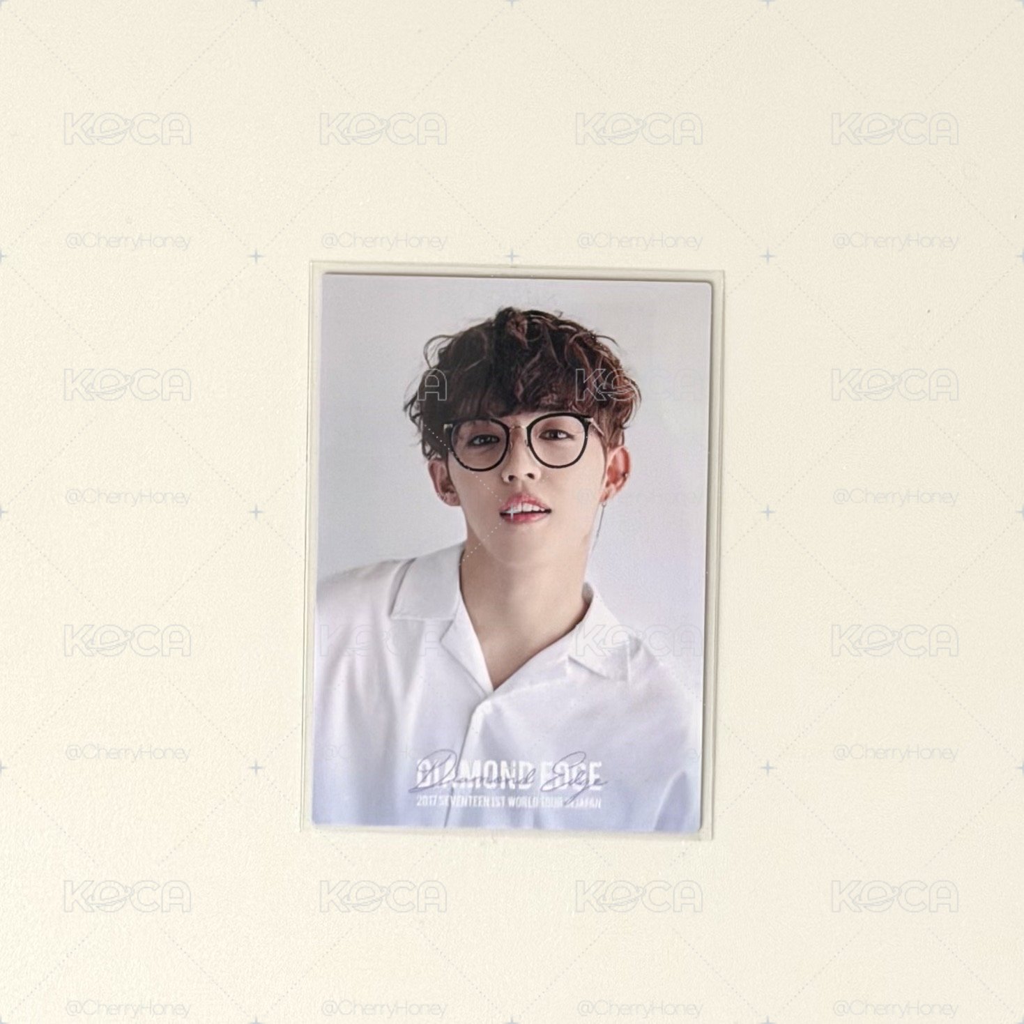 DIAMOND EDGE 卷毛哲 自畫像卡背