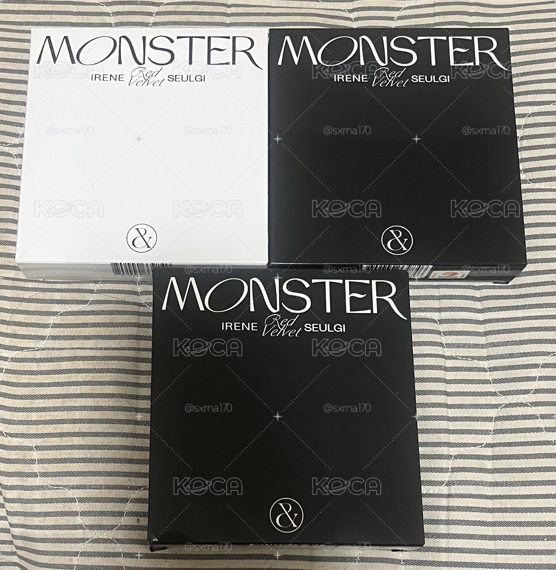 Monster 專輯 空專 黑版 白版 海報折疊