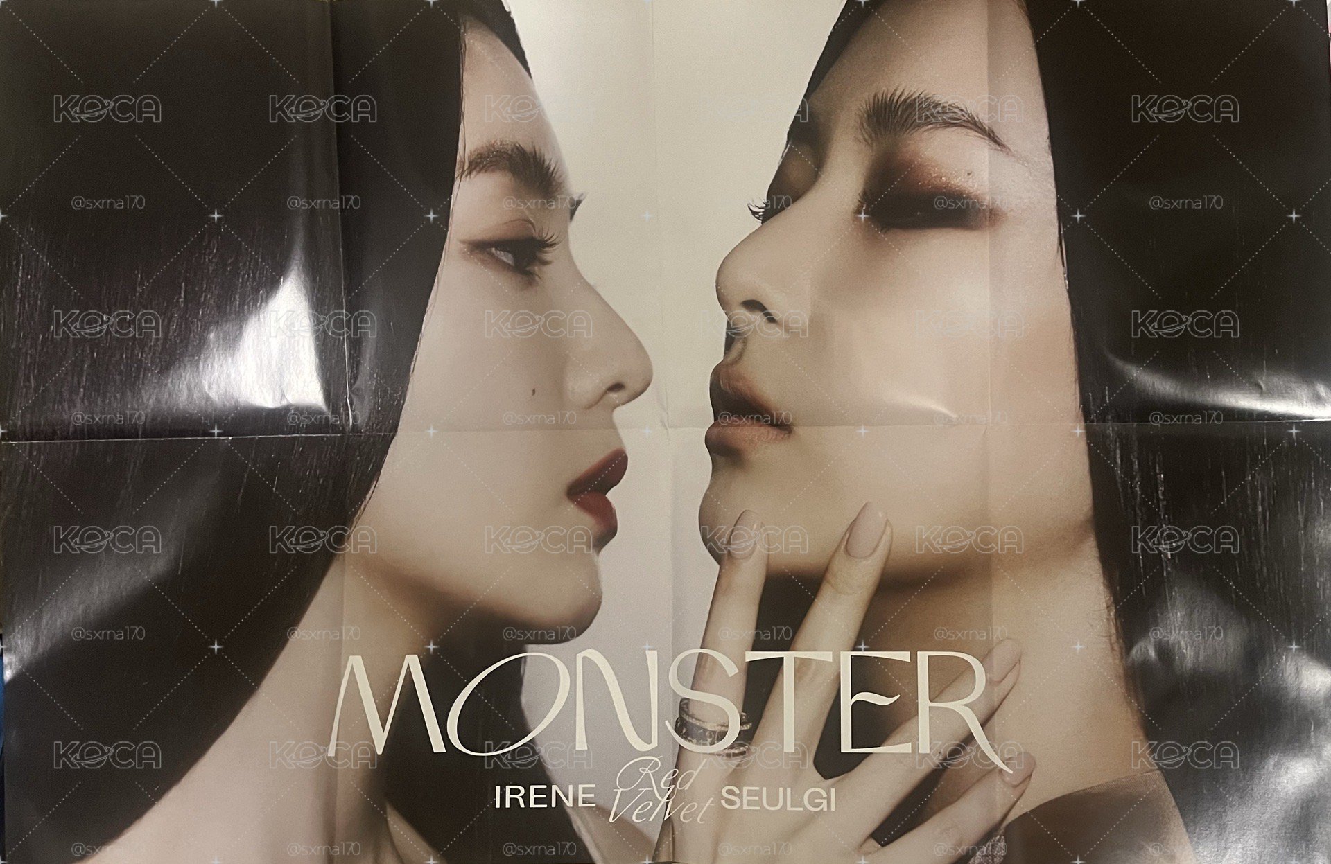Monster 專輯 空專 黑版 白版 海報折疊