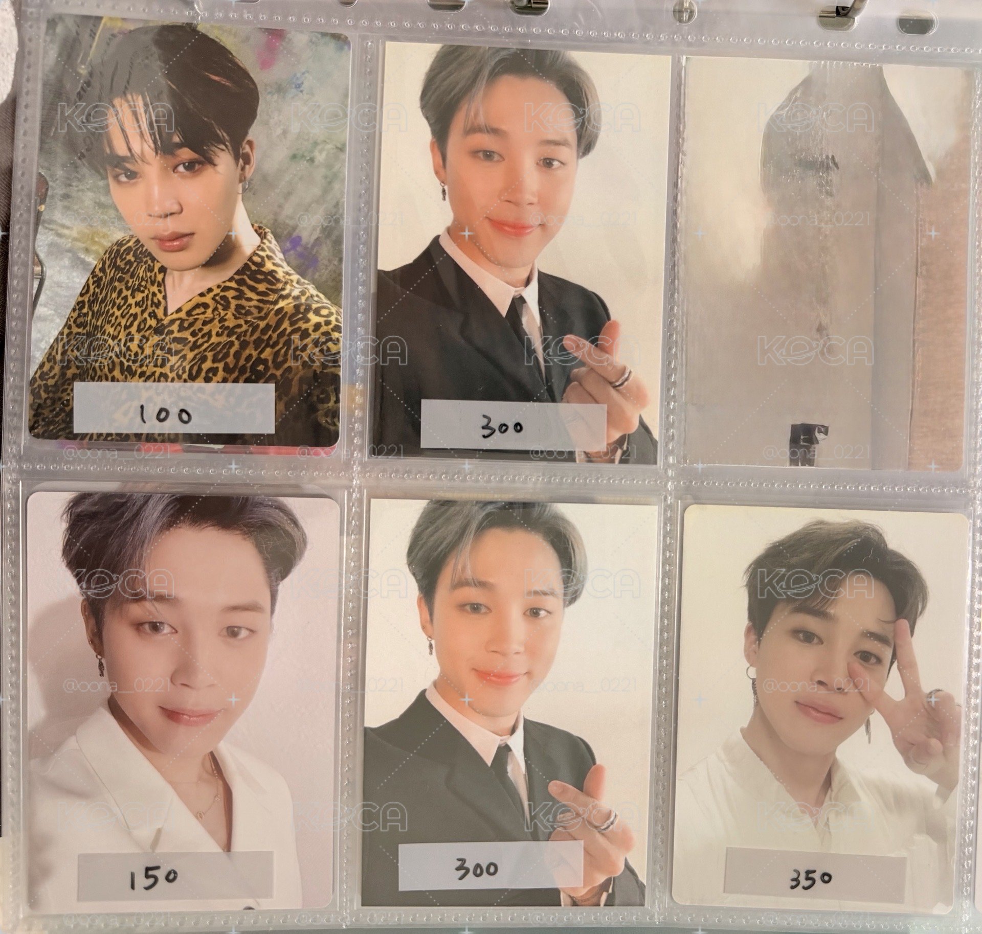 JIMIN 智旻 周邊卡