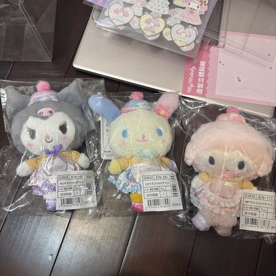 三麗鷗 冰淇淋系列 吊飾 花小兔 小羊 酷洛米