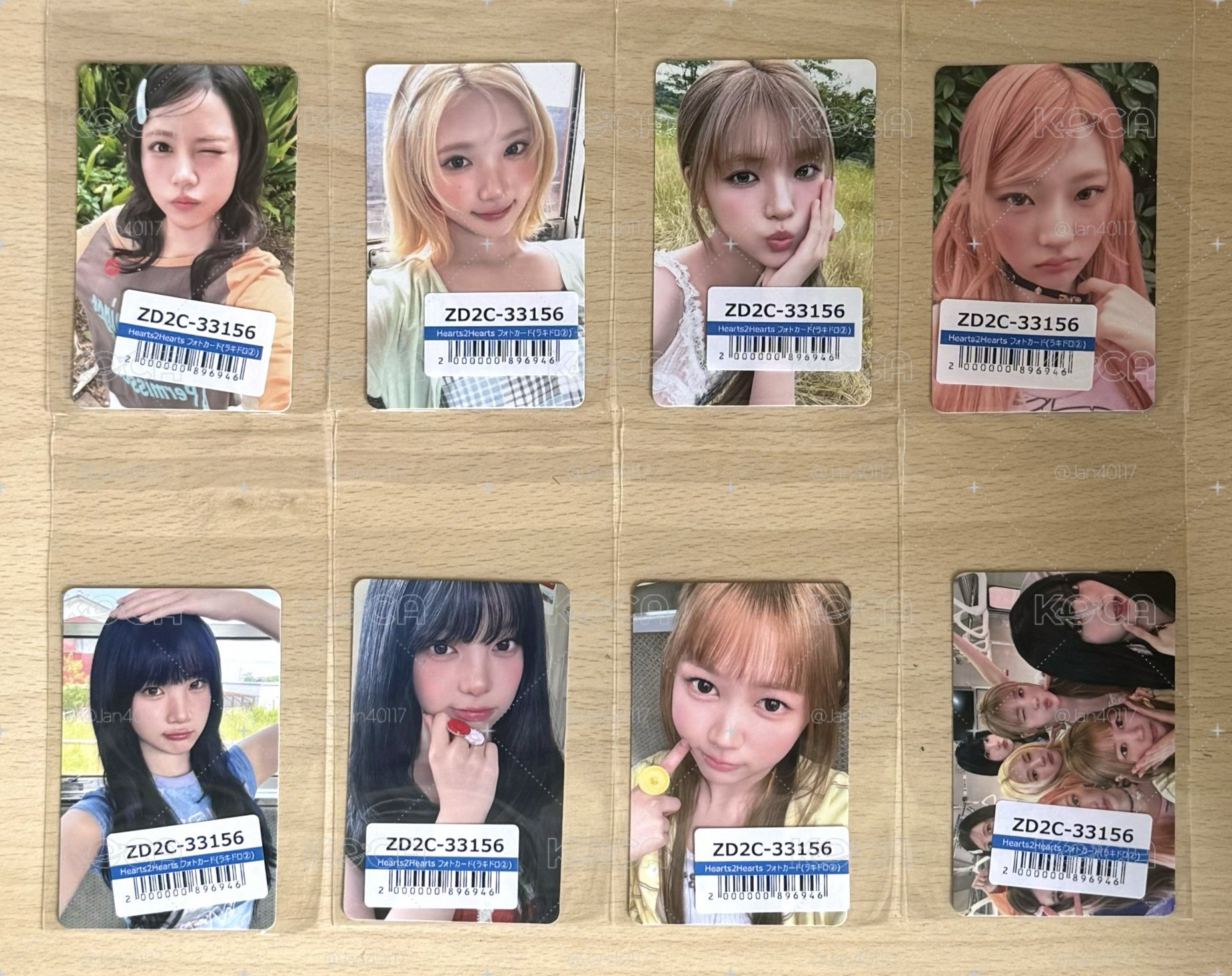 Hearts2Hearts 環球二回目 現貨 一套（無Ana)