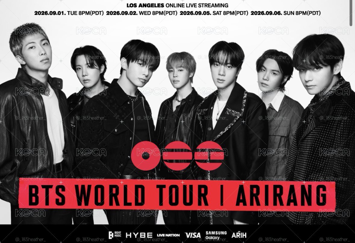 🌟代刷🌟BTS ARIRANG TOUR IN LA