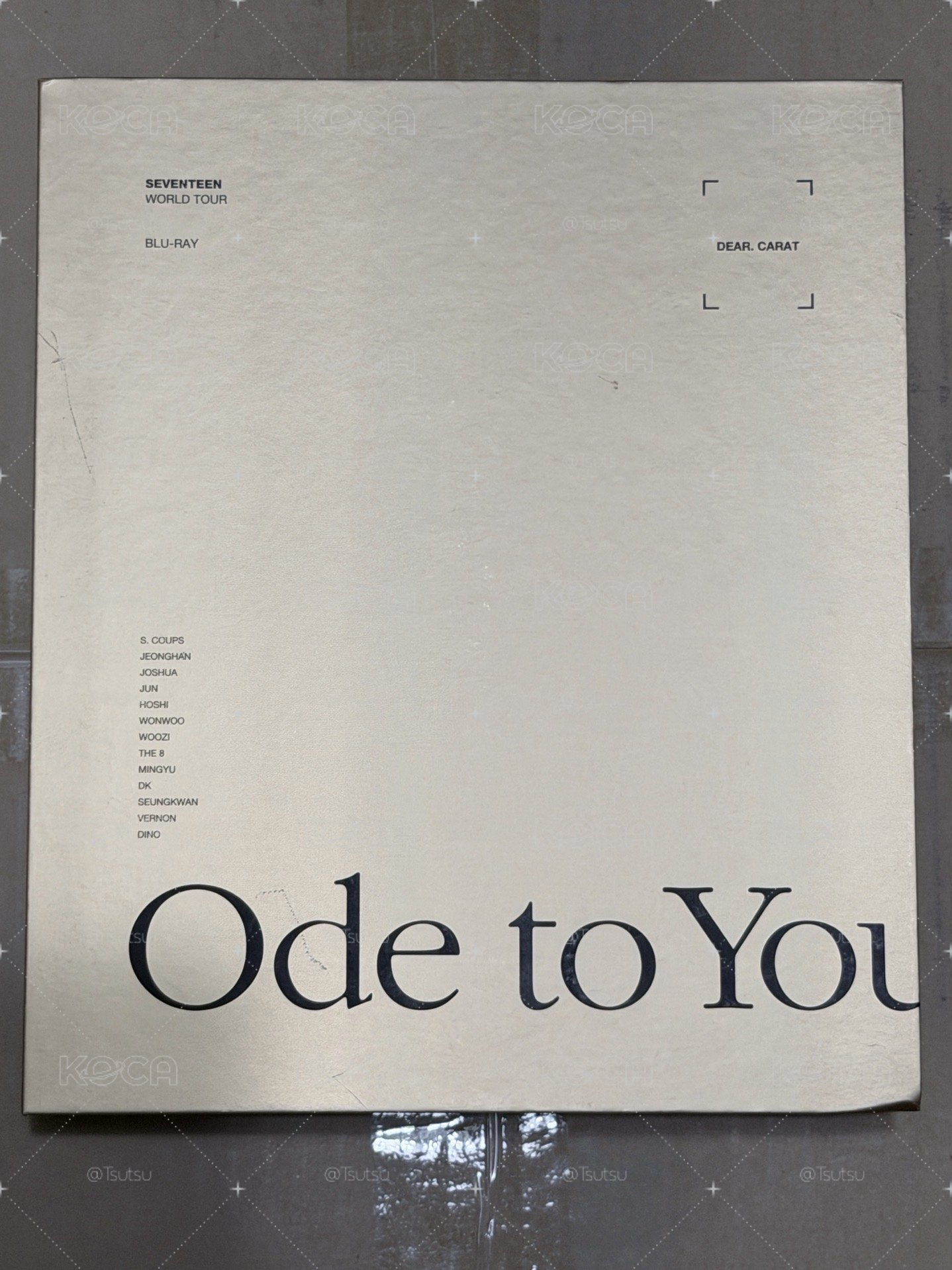 (現貨整圖出 一日左右寄出）seventeen Ode to you 19’OTY 回憶錄 DVD ver. 圓佑 小卡