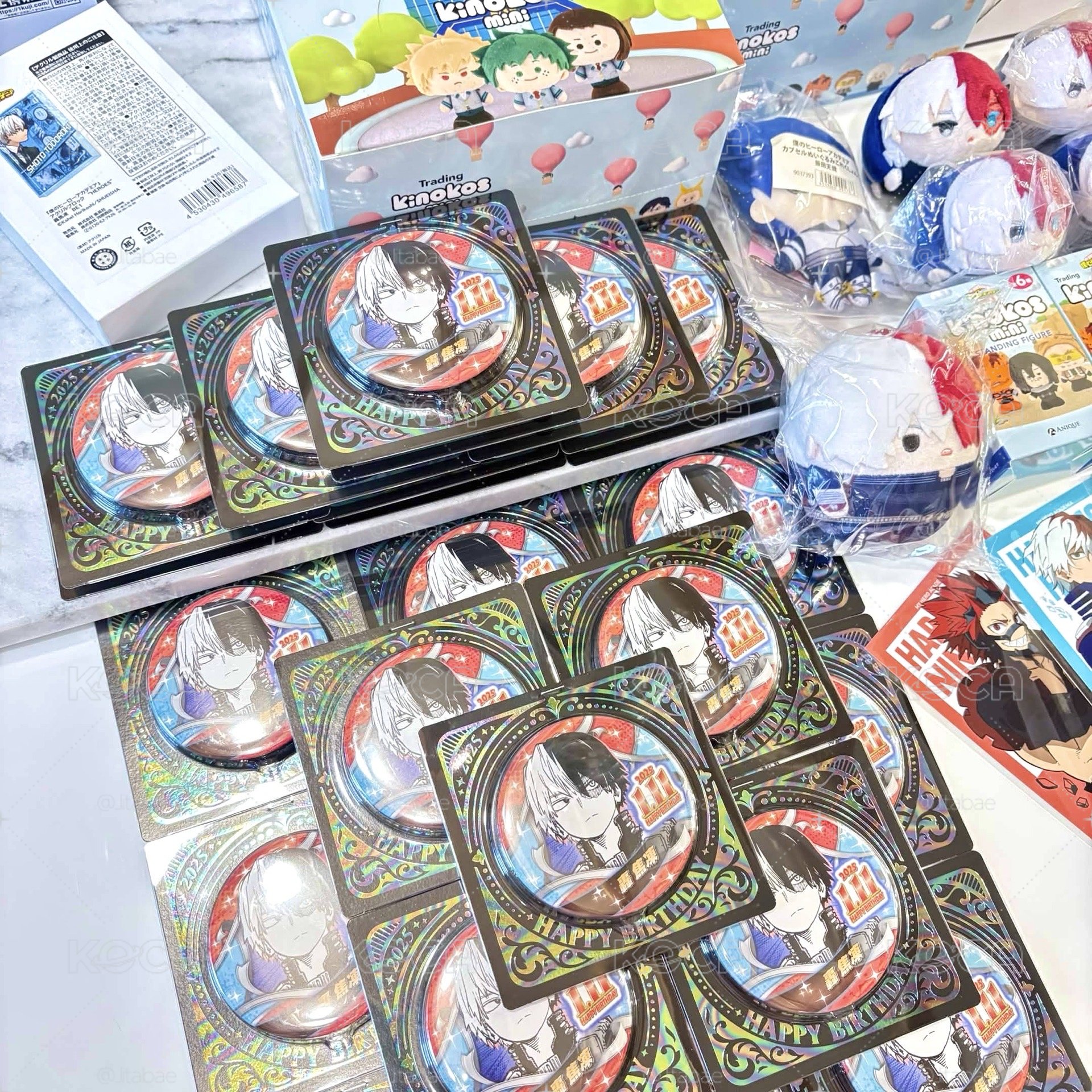 〚現貨 全新未拆〛JS 2025 轟焦凍 原畫 生日徽章 我的英雄學院｜JUMP SHOP 轟 徽章 我英