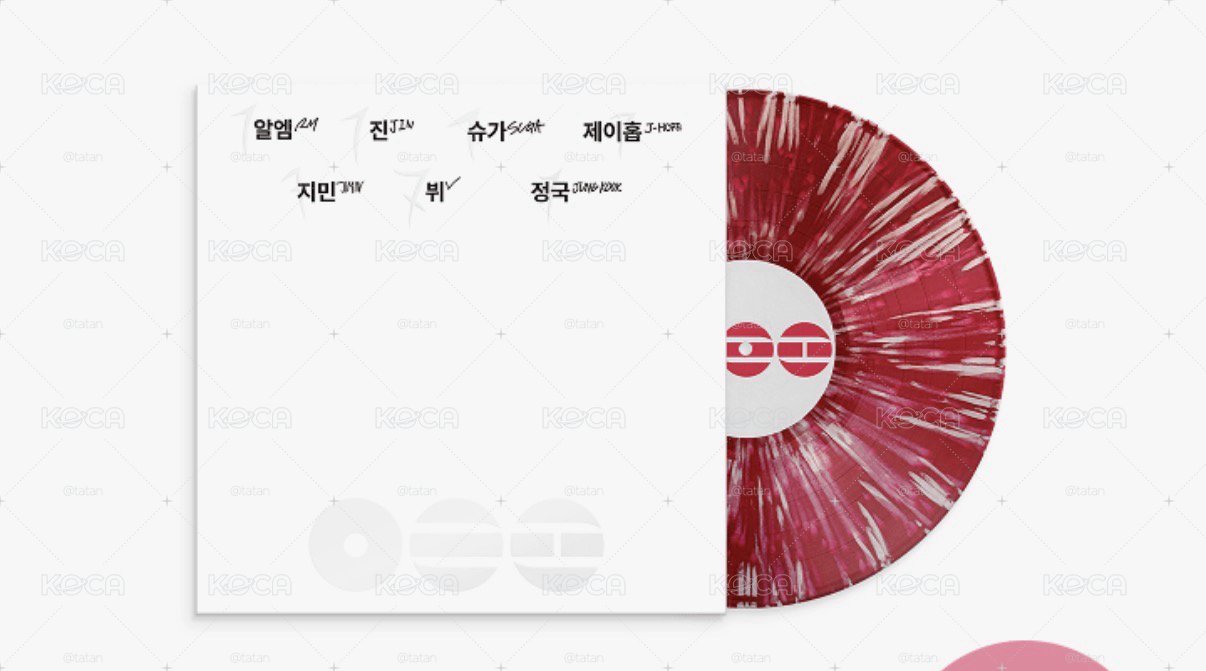 BTS The 5th Album 'ARIRANG' (Deluxe Vinyl - 透明/紅）黑膠