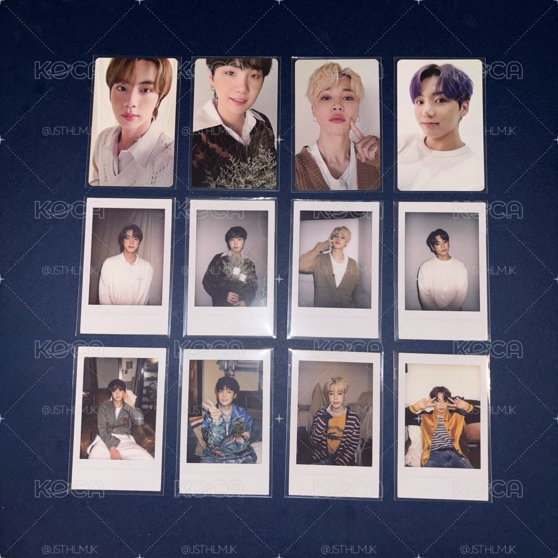 BTS DECO KIT雙面卡 拍立得