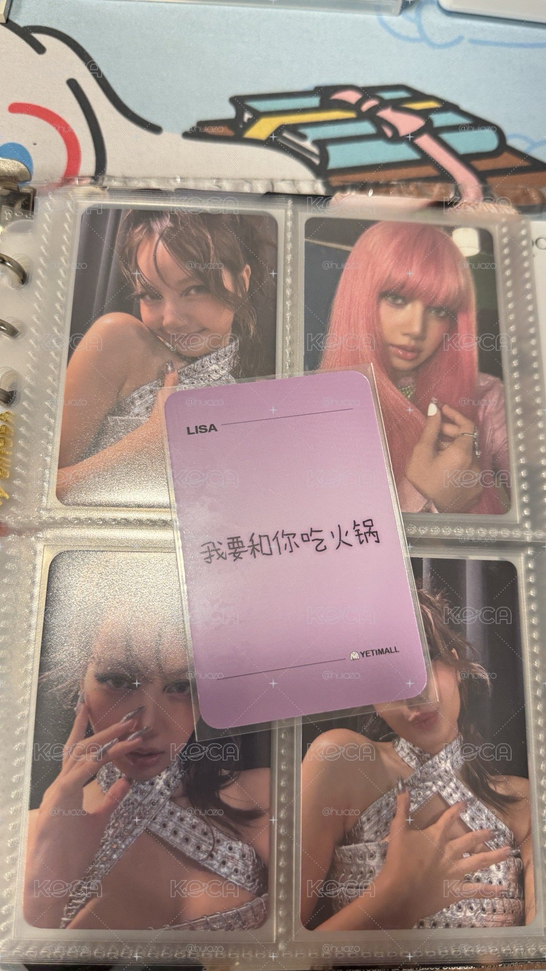 Lisa Roxi 液體貓幸運卡寫真版中背