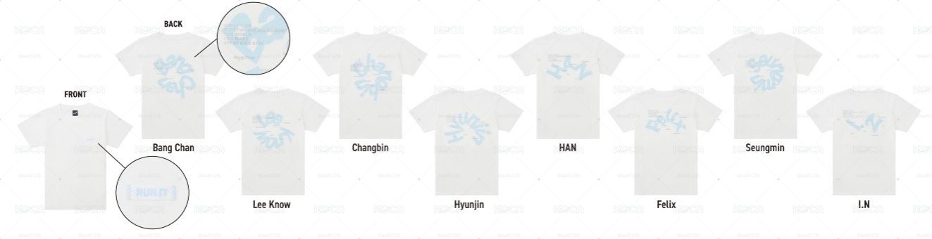 RUN IT JP 快閃店代購 成員T-Shirt 