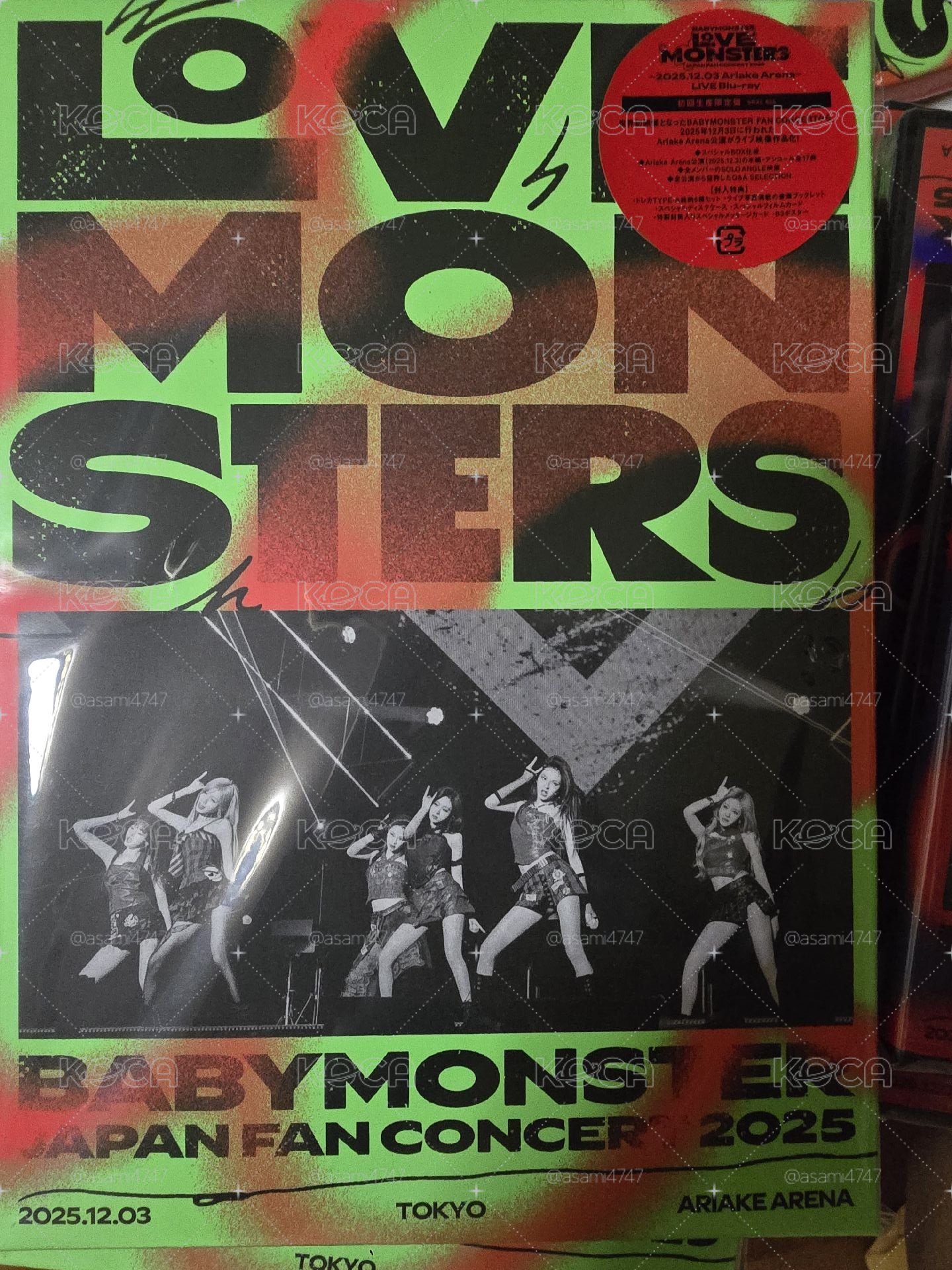 LOVE MONSTER初回限定盤（未拆）