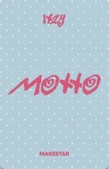 Motto 迷十二 ms 東京 1.0 合照 簽售卡 大頭貼 背面