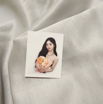 Heavy Serenade am 線上個簽贈品 貼紙 喜歡你 海嫄 拿花 捧花
